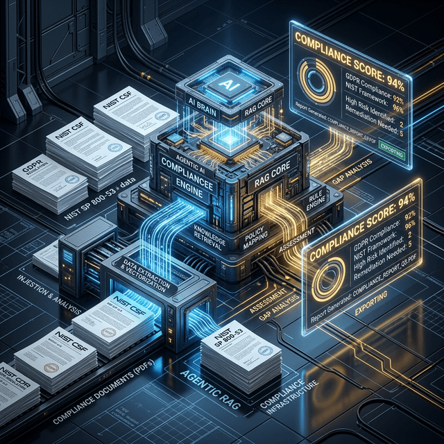 AuditAI: Agentic RAG Compliance Engine