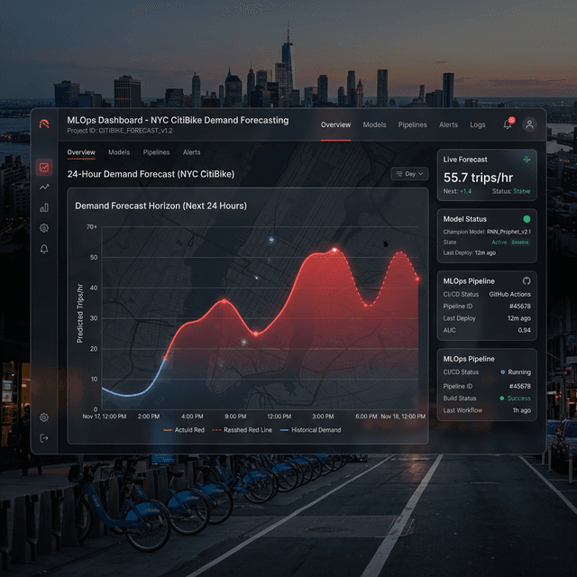CitiBike Demand Forecaster: Recursive ML & MLOps Pipeline